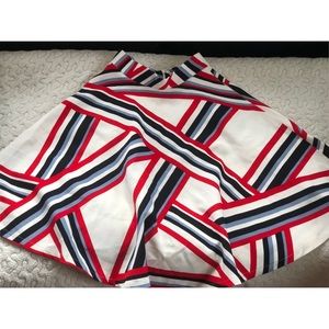 Vintage flare high waist skirt . Medium